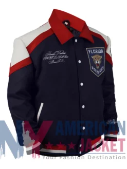 Winter Florida Panthers Classic Varsity Jacket