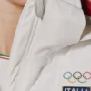 Winter Olympic Milano Cortina 2026 Team Italy White Jacket For Sale