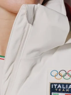 Winter Olympic Milano Cortina 2026 Team Italy White Jacket For Sale