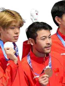 Winter Olympics 2026 Opening Ceremony Team China Red Jacket