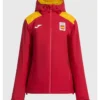 Winter Olympics 2026 Opening Ceremony Team Spain Red And Yellow Jacket