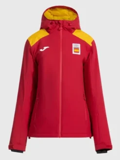 Winter Olympics 2026 Opening Ceremony Team Spain Red And Yellow Jacket