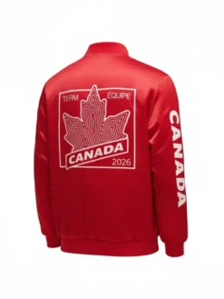 Winter Olympics 2026 Team Canada Satin Jacket