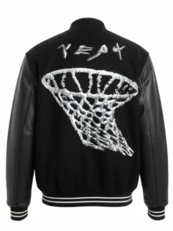 Yeat x Nike Black Varsity Jacket
