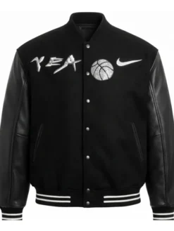 Yeat x Nike Black Varsity Jackets