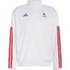adidas france white track jacket