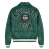 avirex icon leather bomber jacket