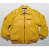 avirex yellow leather jacket