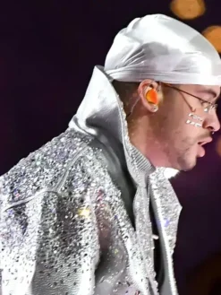 Alternative view of Bad Bunny Silver Embellished Coat