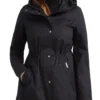 black Costco Hunter rain hooded Jacket