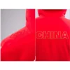 china red puffer jacket