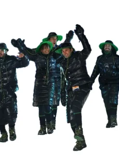 winter olympics 2026 brazil black puffer jacket