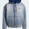 Adidas Denim Padded Jacket