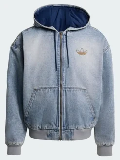 Adidas Denim Padded Jacket