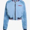 Adidas SST Graphic Denim Bomber Varsity Jacket