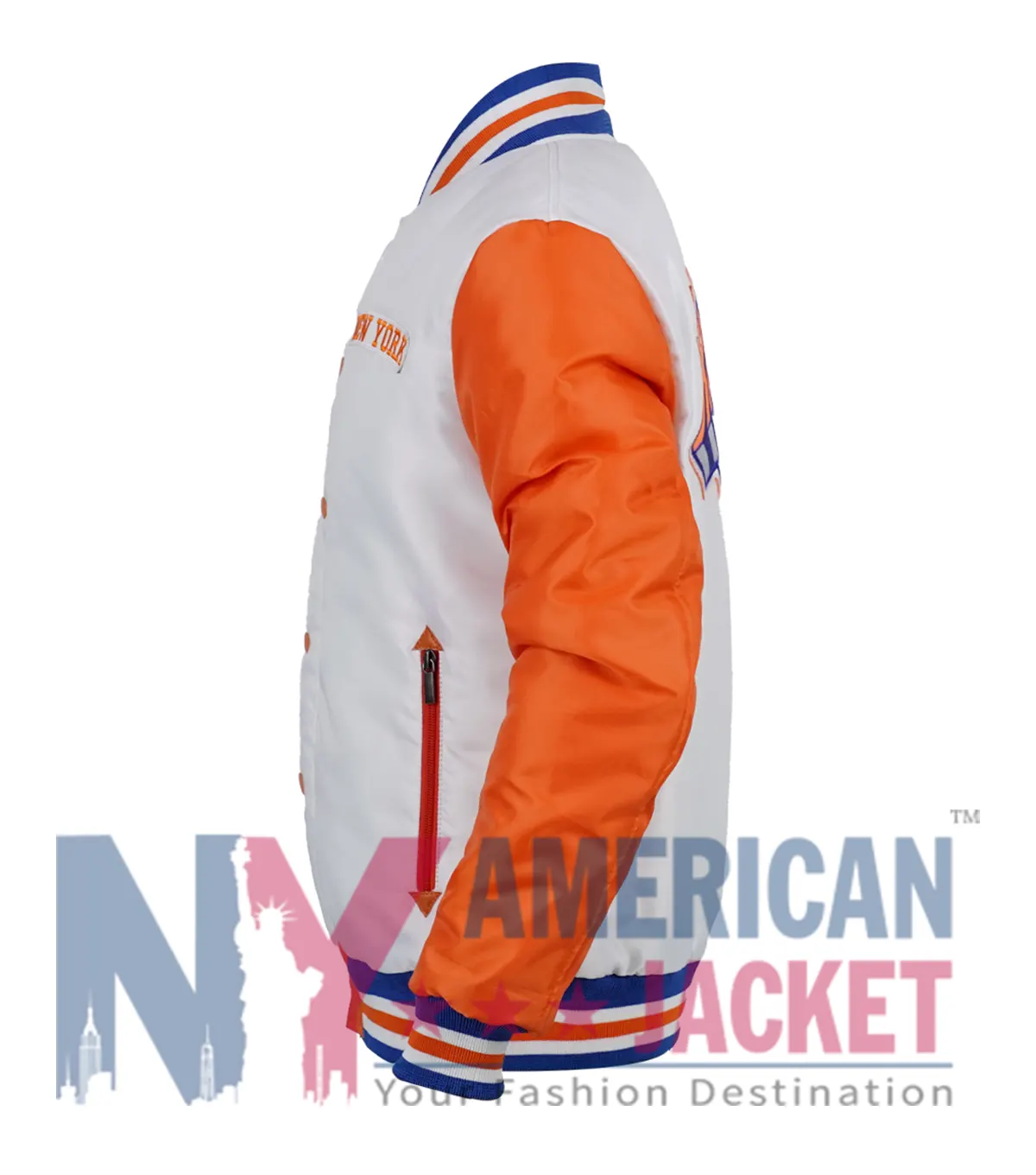 Anne Hathaway NY Knicks Varsity Jacket