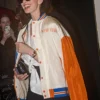Anne Hathaway New York Knicks Varsity Jacket