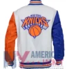 Anne Hathaway Varsity NY Knicks Jacket