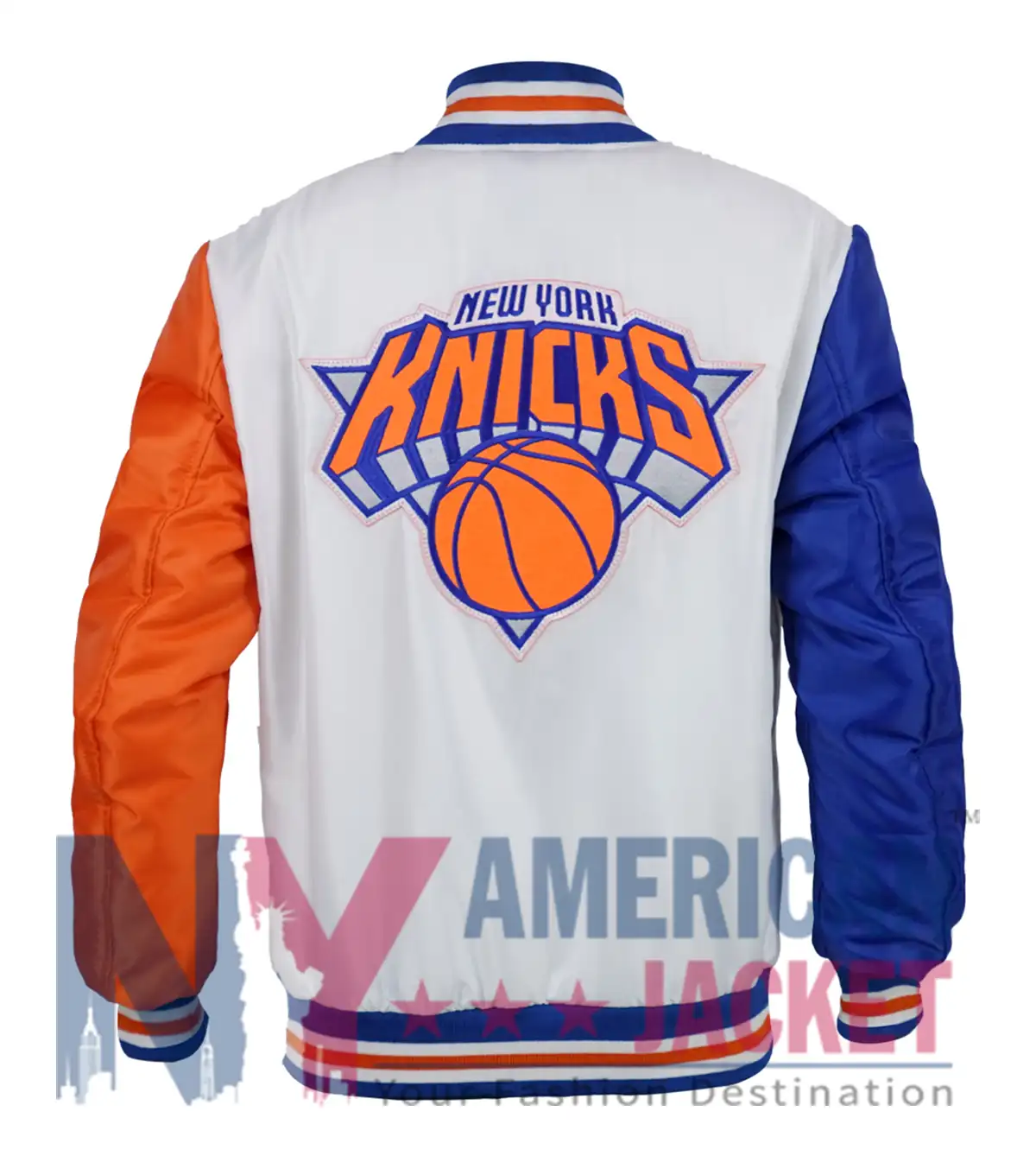 Anne Hathaway Varsity NY Knicks Jacket
