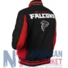 Atlanta Falcons Black And Red Wool Varsity Jacket