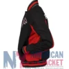 Atlanta Falcons Black And Wool Red Varsity Jacket