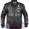 Black Y3 X Amg X Mercedes-AMG Bomber Jacket