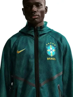 Brazil World Cup 2026 Mesh Anthem Jacket