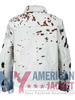 Cowhide Black And White Fur Skin Jacket