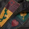 Denim Tears Libertas Crest Leather Jacket