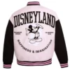 Disneyland Mickey Mouse Pink Varsity Jacket