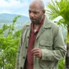 Don Gilet Death in Paradise Green Cotton Jacket