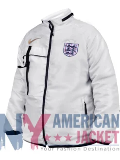 England 2024 White Euro Jacket