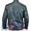 Ethan Leather Waxed Cafe Racer Distressed Green Jacket