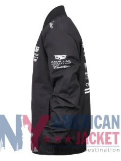 F1 Cadillac Bomber Black Racing Jacket