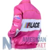 Fast Palace Pink Cotton Bomber Jacket