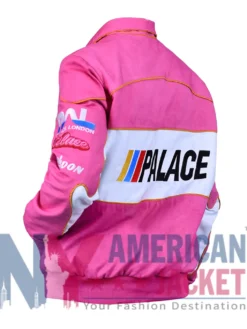 Fast Palace Pink Cotton Bomber Jacket
