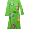 Green Terry Towel Bathrobe