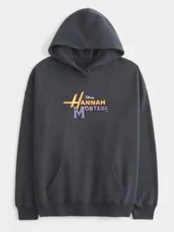 Hannah Montana Graphic Oversized Hoodie