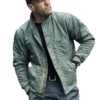 Jason Statham Green Bomber Jacket