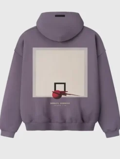 Lakers Fear of God x Barkley L. Hendricks 90’s Hoodie Purple