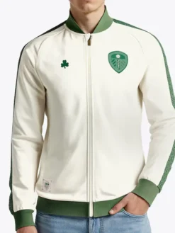 Leeds United St Patricks Day Tricot Track Jacket