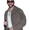 Met Gala After Party Bad Bunny Brown Jacket