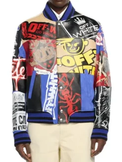Multipatch Off White Varsity Jacket