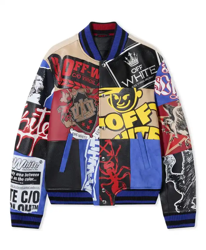 Multipatch Varsity Off White Jacket