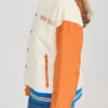 NBA Team New York Knicks Full-Snap Satin Varsity Jacket