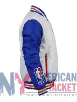 NY Knicks Anne Hathaway Varsity Jacket