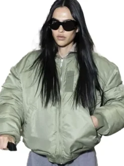 NYFW 2026 Amelia Gray Bomber Jacket