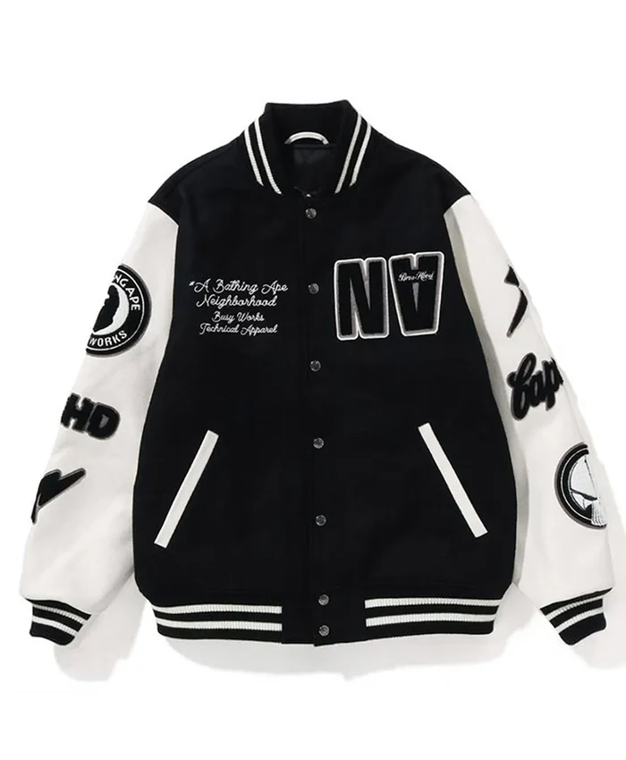 Neighborhood x BAPE Varsity Jacket