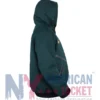 Nike Adult Brazil World Cup 2026 Prematch Green Jacket showcasing mesh fabric, viscose lining, and two outside pockets