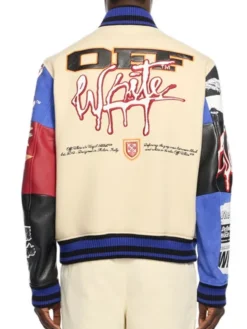 Off White Multipatch Varsity Jacket